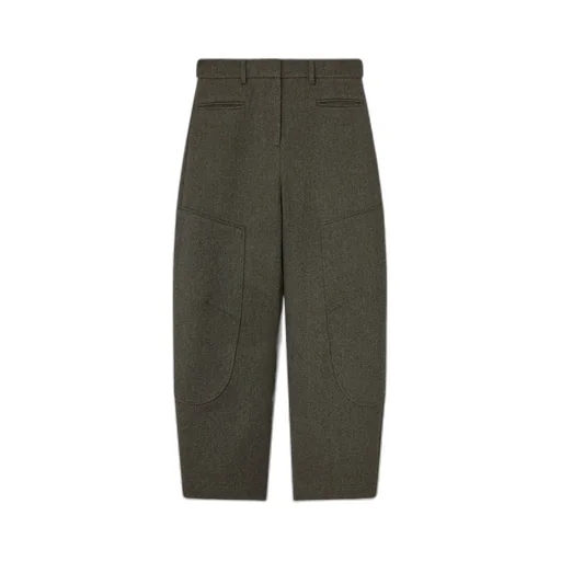 Ganni Mouline Curved Trousers