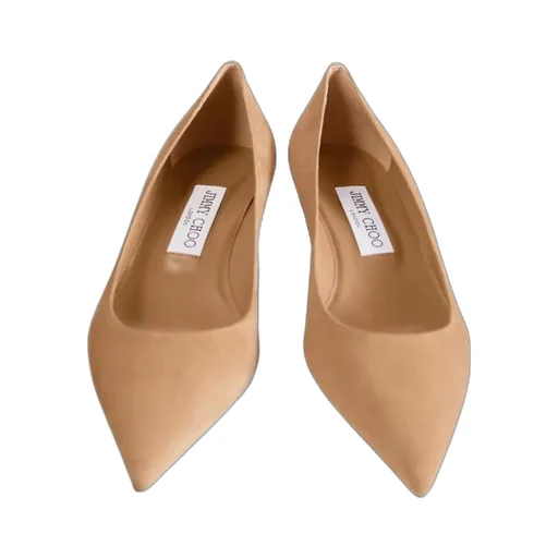 Stiletto Low-Heeled Shoes