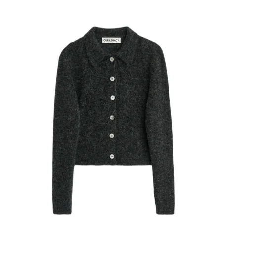 Our Legacy Cropped Fuzzy Cardigan