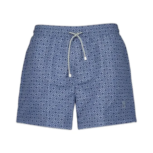 Graphic-Print Swim Shorts