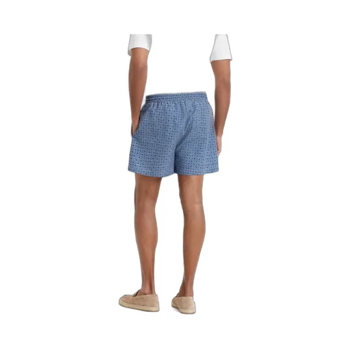 Graphic-Print Swim Shorts