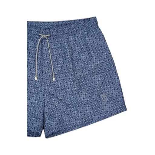 Graphic-Print Swim Shorts