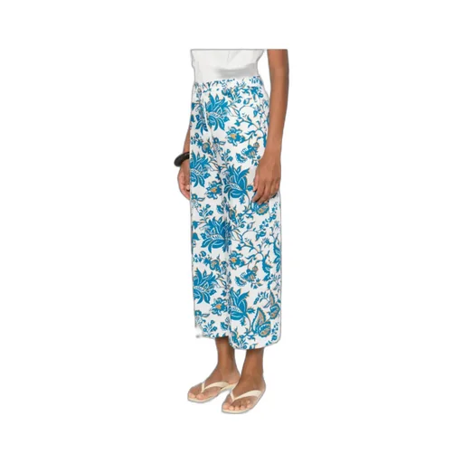 Etro Cropped Floral Trousers