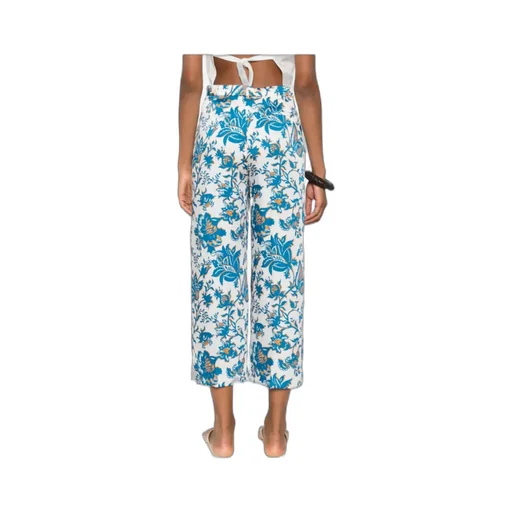 Etro Cropped Floral Trousers