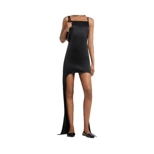 Backless Satin Dress
