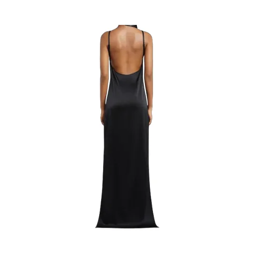 Backless Satin Dress