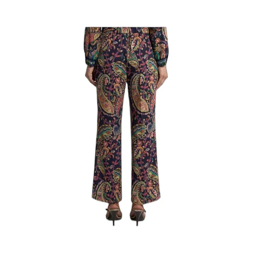 Etro Paisley Patterned Straight-Leg Trousers
