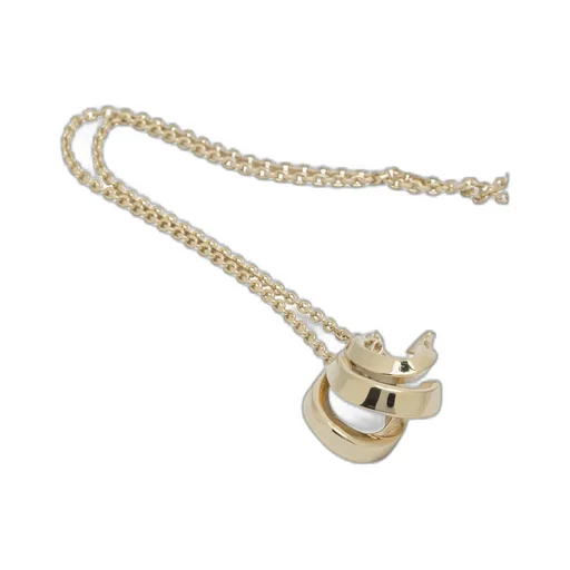 Triple-Gancini Pendant Necklace