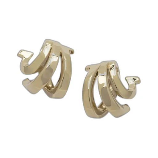 Triple Gancini Hoop Earrings