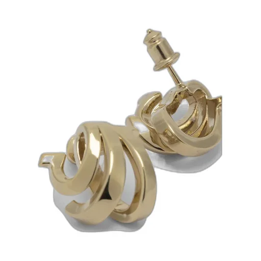 Triple Gancini Hoop Earrings