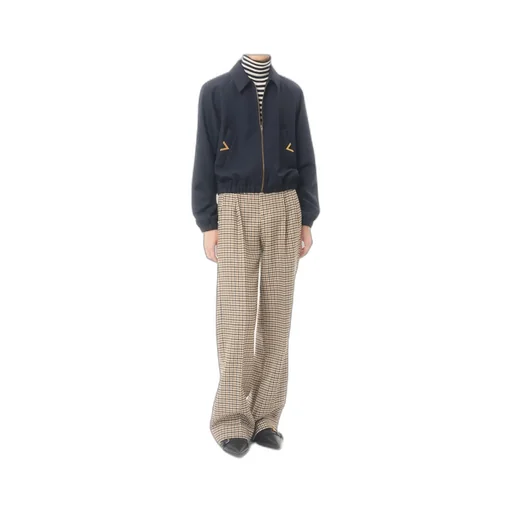 Valentino Logo Plaque Zip-Up Bomber Jacket