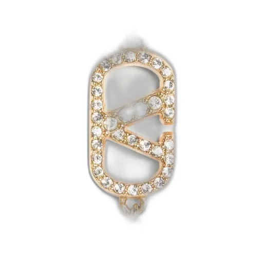 Vlogo Signature Bracelet In Metal, Pearls And Swarovski® Crystals