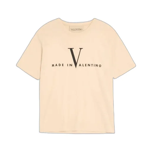 Valentino Logo Printed Crewneck T-Shirt