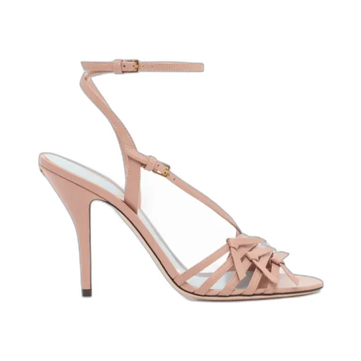 Open-Toe High-Heeled Sandals