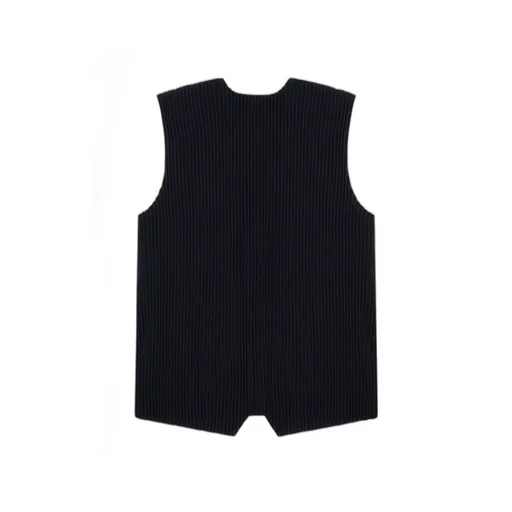 Homme Pliss Issey Miyake Pleated V-Neck Vest