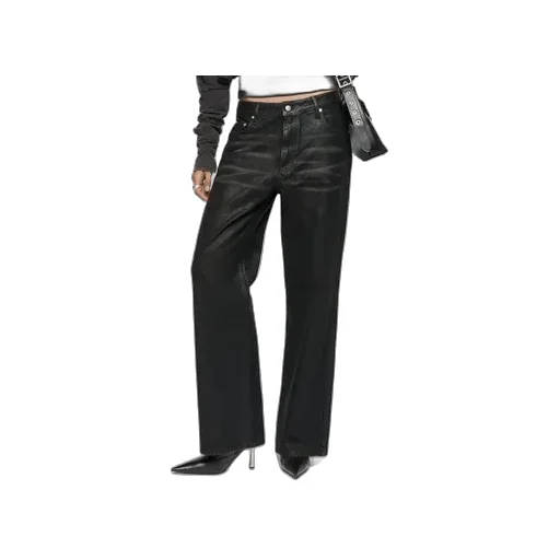 Coated Details Jeans Leggings