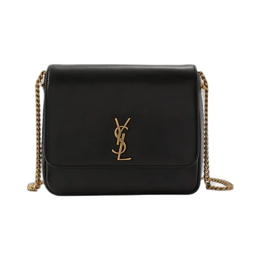 Saint Laurent Kate Logo Plaque Shoulder Bag