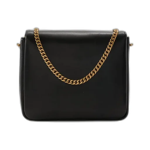 Saint Laurent Kate Logo Plaque Shoulder Bag