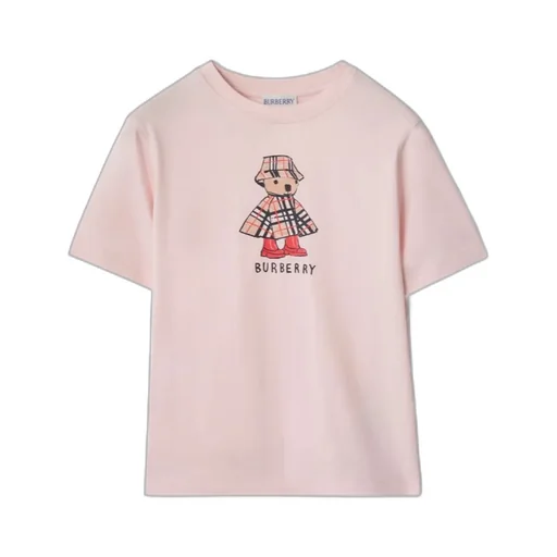 Burberry Kids Bear-Printed Crewneck T-Shirt
