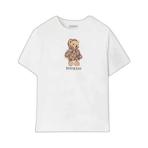 Burberry Kids Bear-Printed Crewneck T-Shirt