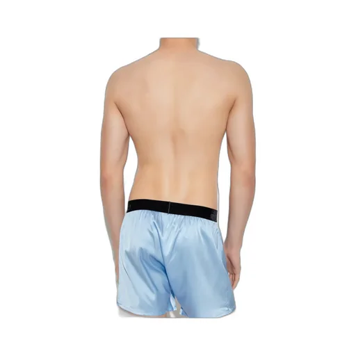 Logo-Waistband Silk Boxers