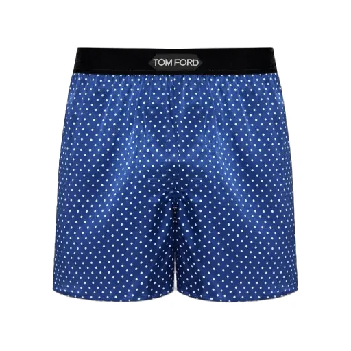Polka-Dot Pattern Silk Boxers