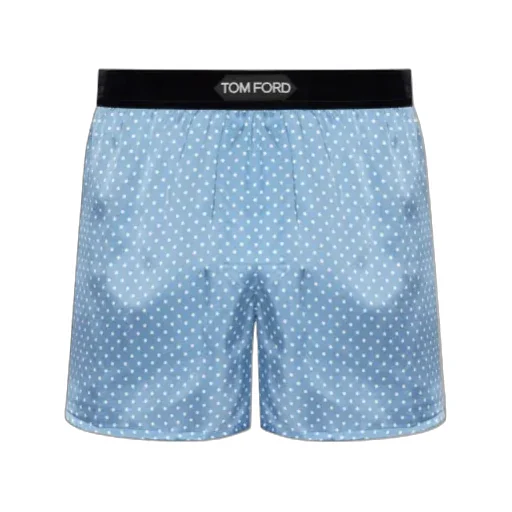 Polka-Dot Pattern Silk Boxers