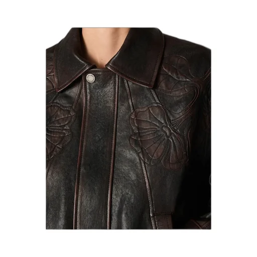 Golden Goose Deluxe Brand Leather Bomber Jacket
