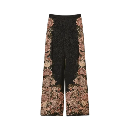 Paisley-Print Trousers