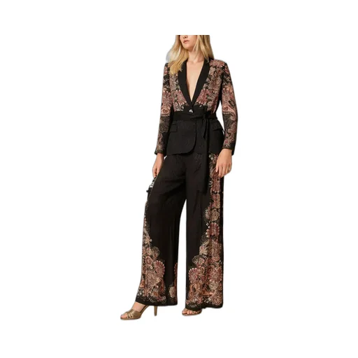 Paisley-Print Trousers