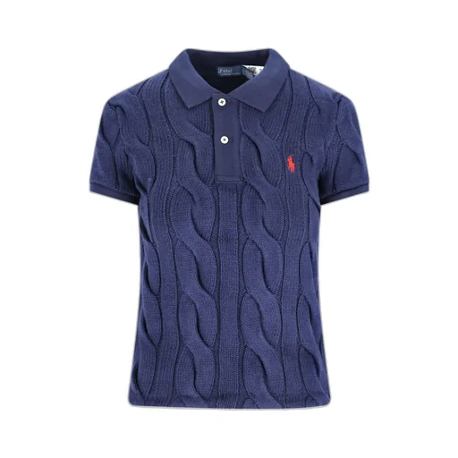 Polo Ralph Lauren Pony Embroidered Knitted Polo Shirt