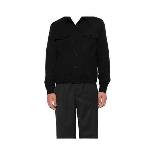 Button-Front Shirt Jacket