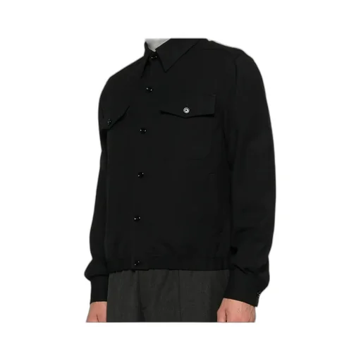 Button-Front Shirt Jacket