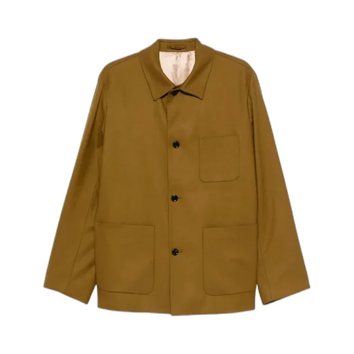 Patch-Pocket Shirt Jacket