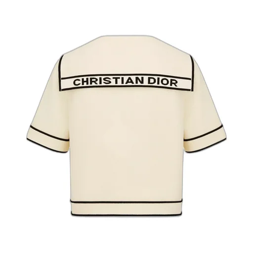 Short-Sleeved Jacket With Sailor Collar
