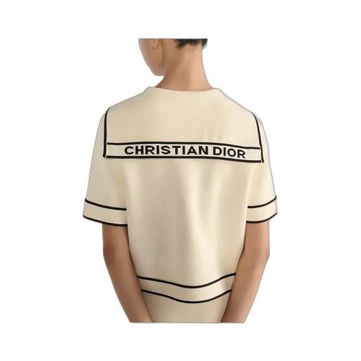 Short-Sleeved Jacket With Sailor Collar