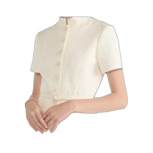 Mid-Length Belted Shirtdress
