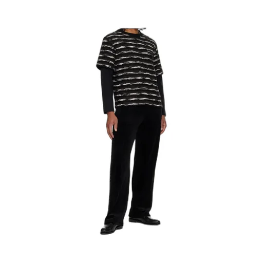 Elastic Waistband Casual Pants