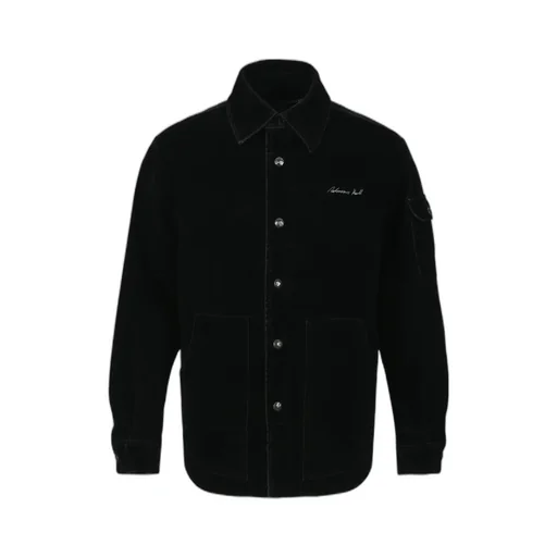 Thick Velvet Denim Shirt