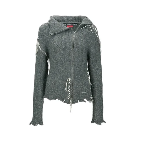 Harlow Distressed Knit Cardigann