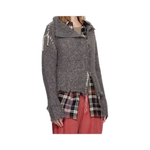 Harlow Distressed Knit Cardigann