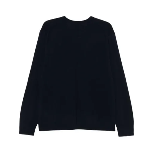 Crew Neck Ribbed Knit Sweater