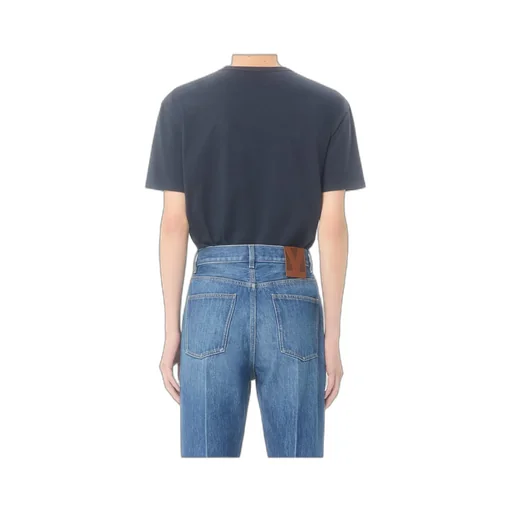 Valentino Logo Embroidered Crewneck T-Shirt