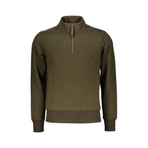 Zip-Collar Long-Sleeve Sweatshirt
