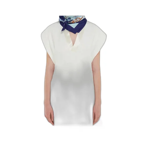 Genio Print Silk Scarf