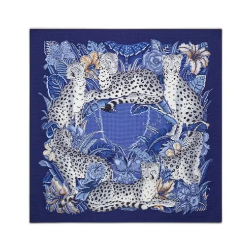 Cheetah Print Silk Scarf