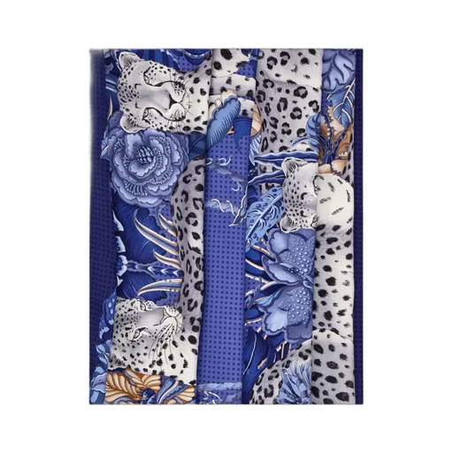 Cheetah Print Silk Scarf