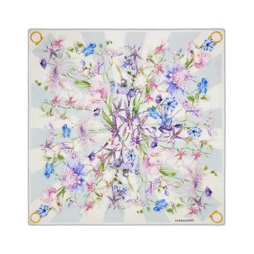 Gaia Print Silk Scarf