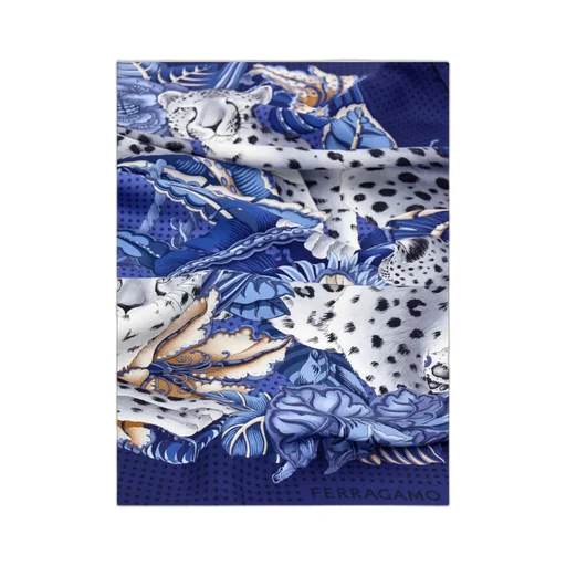 Cheetah Print Silk Scarf