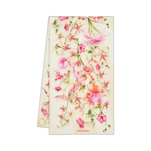 Gaia Print Silk Scarf